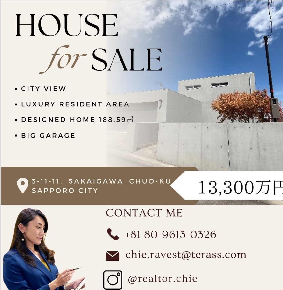 A Luxury Detached House in Sapporo